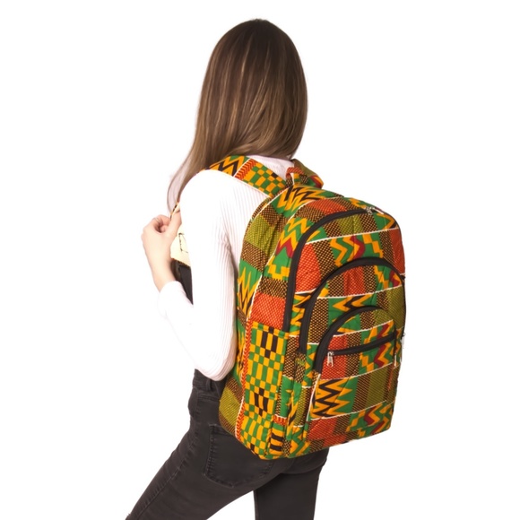 Other - Brand New Kente African Print Backpack